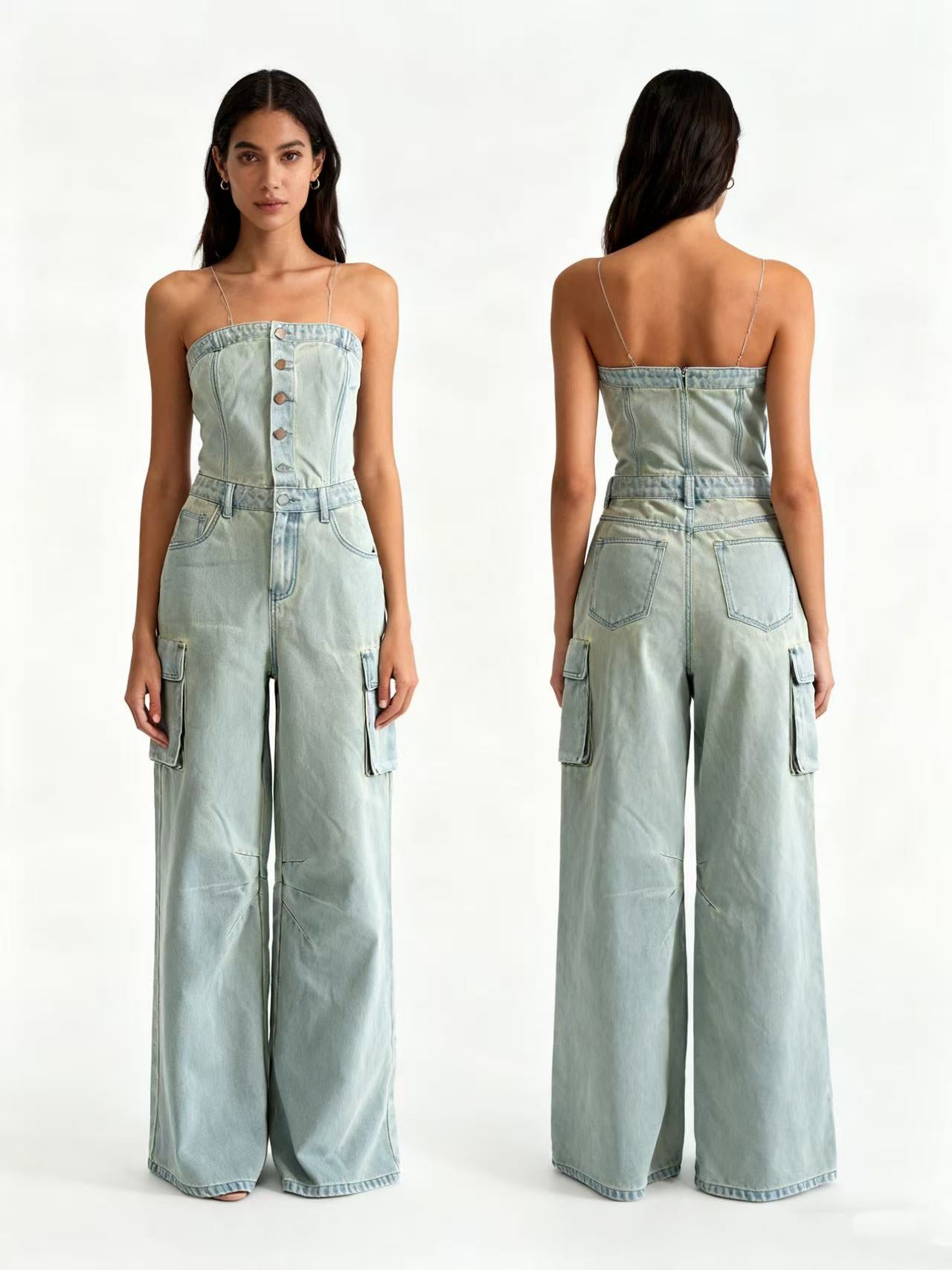 Strapless Jumpsuit ZF2527