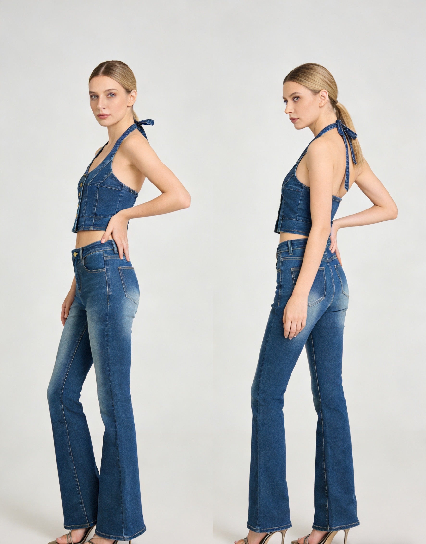 Strapless top and skirt set ZF2540