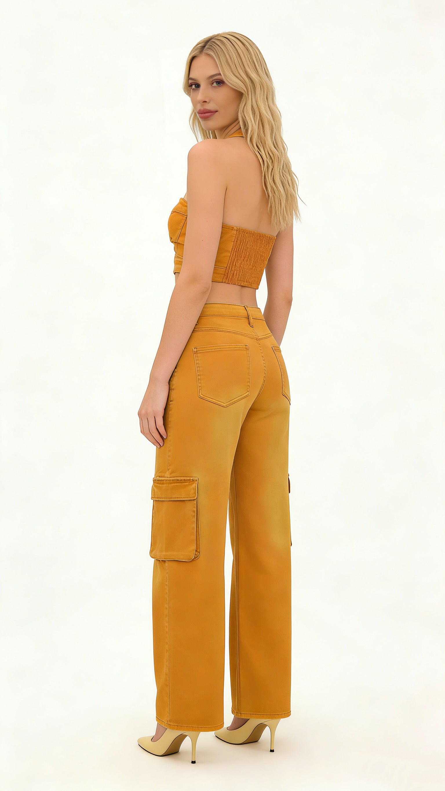 ZF2551 Strapless Top + Trousers Set