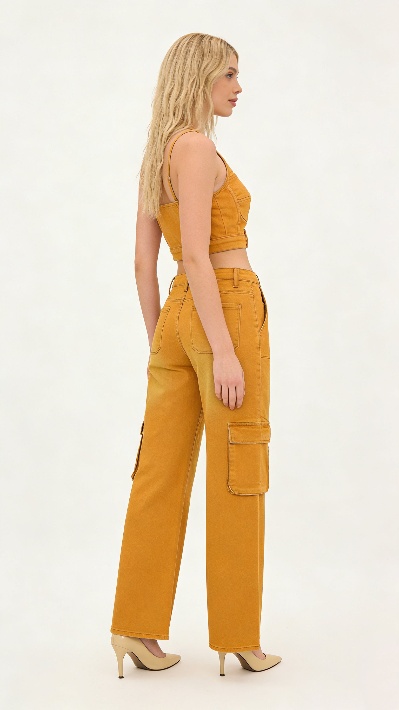 ZF2551 Strapless Top + Trousers Set