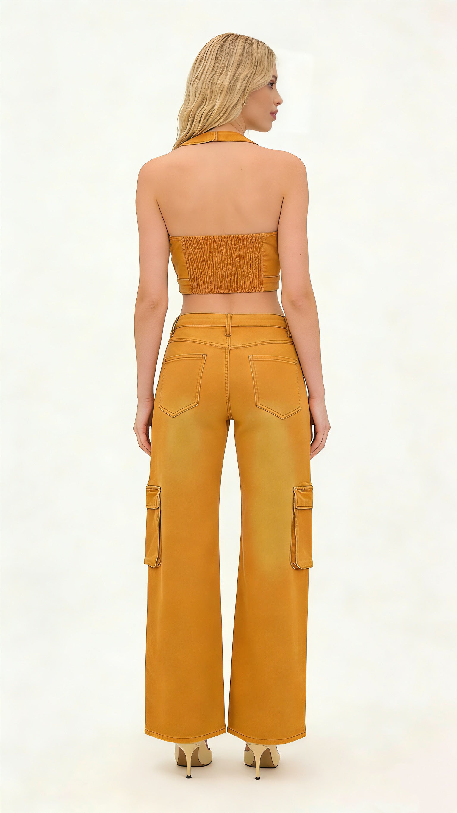 ZF2551 Strapless Top + Trousers Set
