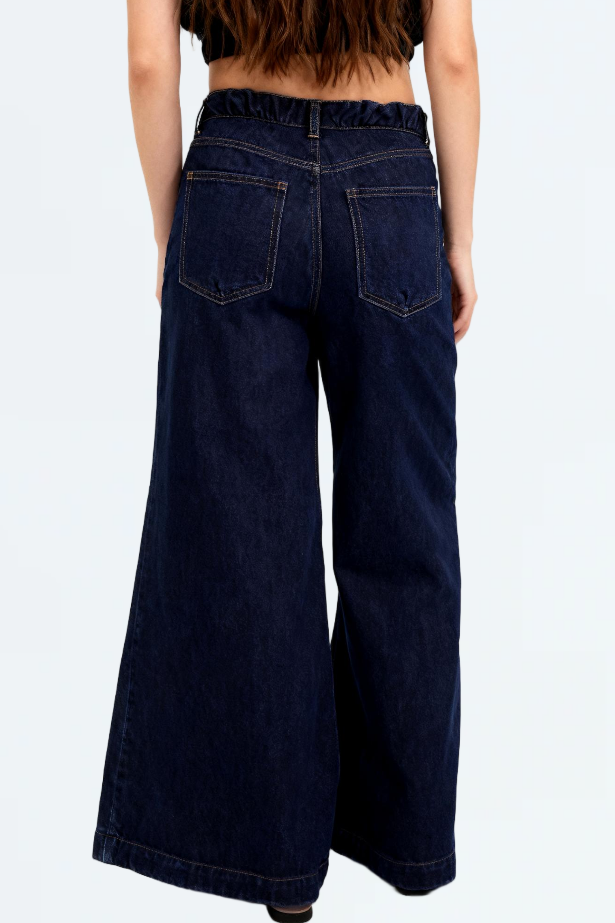 High-Waisted Slim Fit Jeans with Tummy Control & Stretch