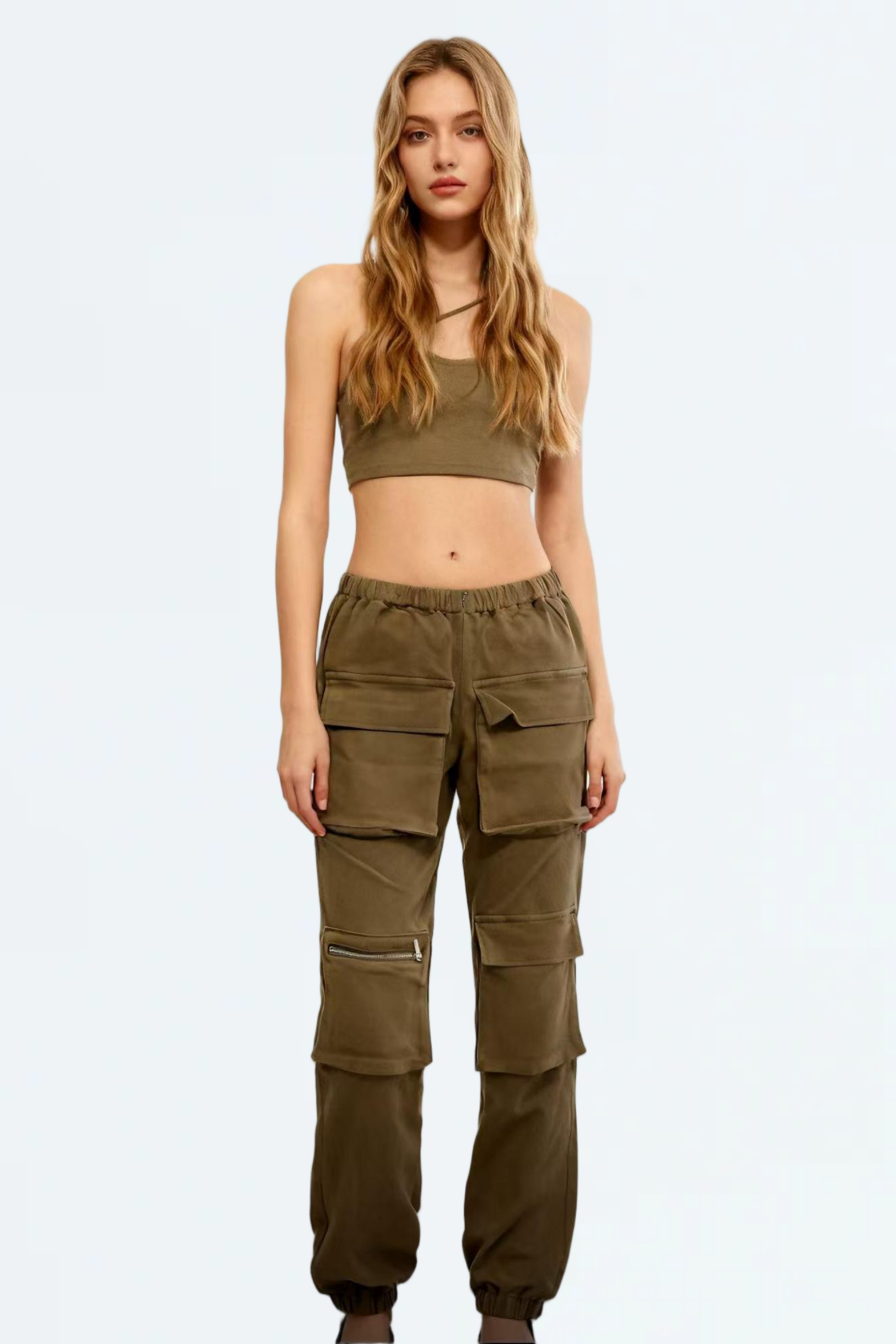 High-Waisted Slim Fit Women's Jeans - Comfort Stretch Denim