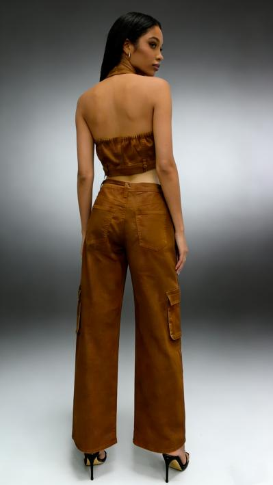 ZF2551-1 Strapless Top and Pants Set